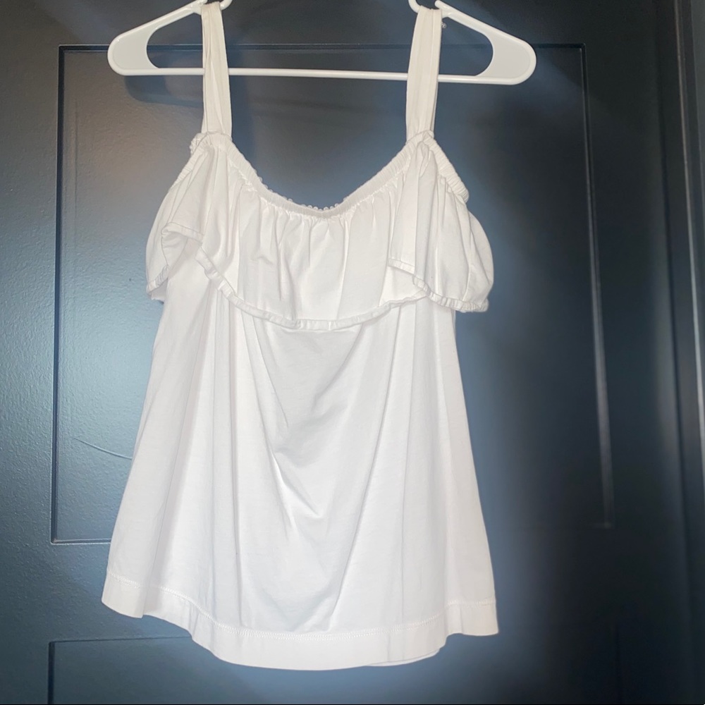 White dressy tank top